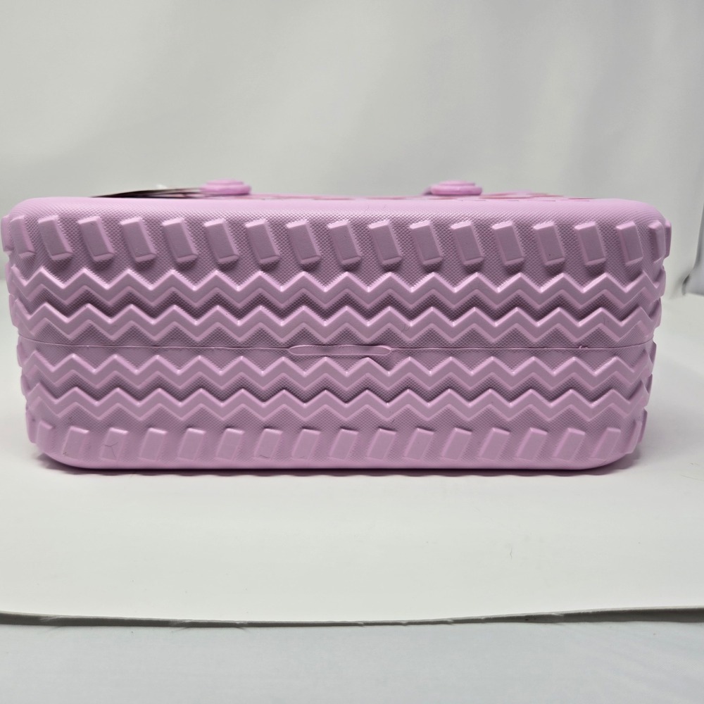 Bogg Bag Bitty Tote Small Pink Cherry New Waterproof Washable Beach 11"x8.5"x4.5 - Picture 5 of 8